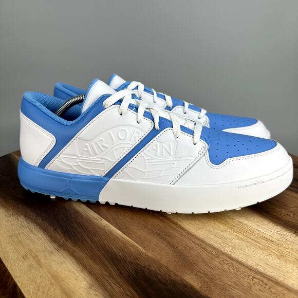 Nike Air Jordan NU Retro 1 Men's 13 University UNC Blue Spike Golf FZ4153-101 - Picture 1 of 8